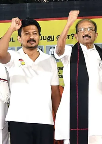 எவன்டா சொன்னான்... இருமொழிக் கொள்கை தோத்துச்சுன்னு ...! - சீறிய தலைவர்கள்!