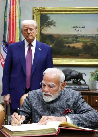 கொக்கரித்த ட்ரம்ப்! சைலண்ட் மோடி!
