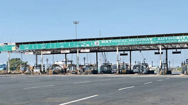 Toll plaza