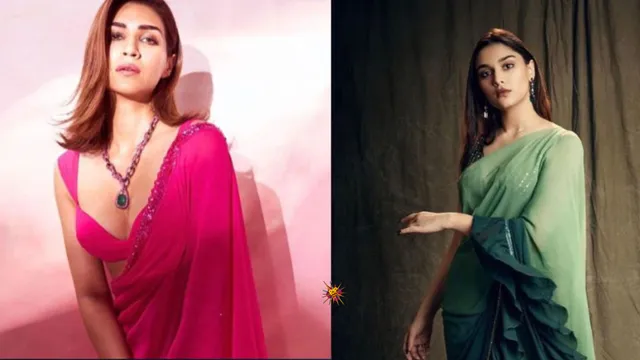 Sarees are a timeless fashion statement in Bollywood, and these actresses know how to rock them with their signature style. From chic blues to traditional blacks, here's a roundup of actresses who are setting saree goals with their glamorous looks: