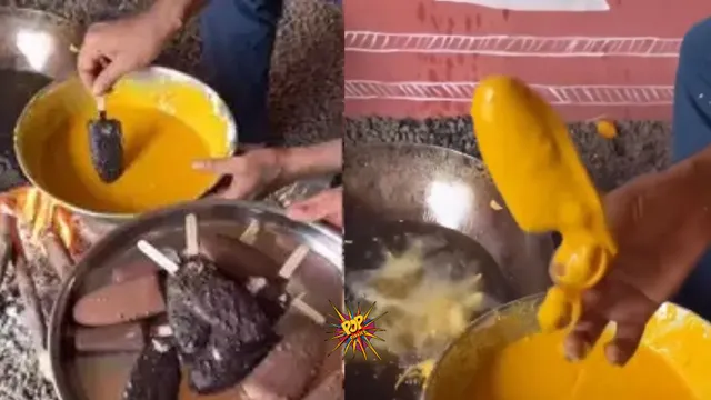 Street Vendor Goes Viral for Deep-Frying Ice Cream into 'Pakoda'
