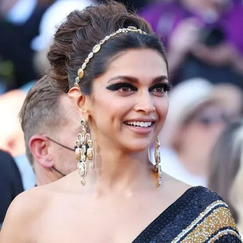 Deepika Padukone walked the Cannes Day 1 red carpet in a Sabyasachi saree.
