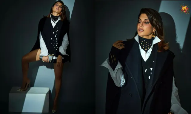 Looking like a boss, Jacqueline Fernandez is grateful for all the love on Bhoot Police
