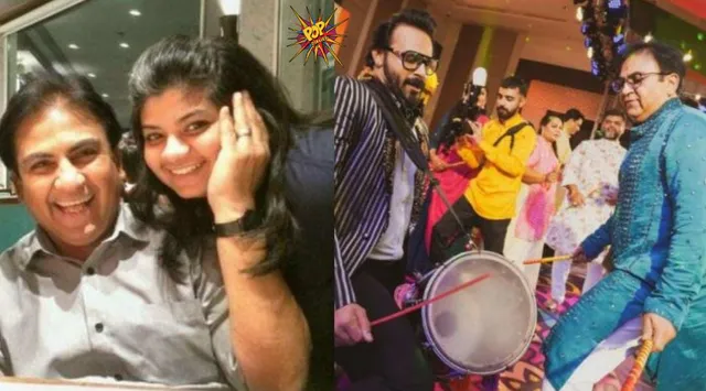 Jethalal aka Dilip Joshi's enjoys at his daughter Niyati Joshi's pre wedding ceremony.