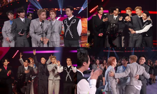 World Famous BTS Takes Home All The Three Awards At The 2021 AMAs
