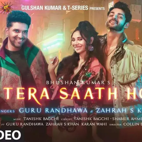 Zahrah Khan, Guru Randhawa ft Karan Wahi in a music video