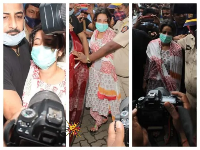The insensitive side of the media : 1000 cameras hop on Shehnaaz Gill as she tries to make her way to get a last glimpse of Sidharth Shukla