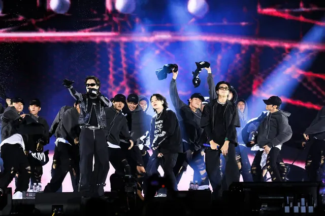 BTS SUCCESSFULLY HOSTED WORLD EXPO 2030 BUSAN KOREA CONCERT BTS <YET TO COME> IN BUSAN.