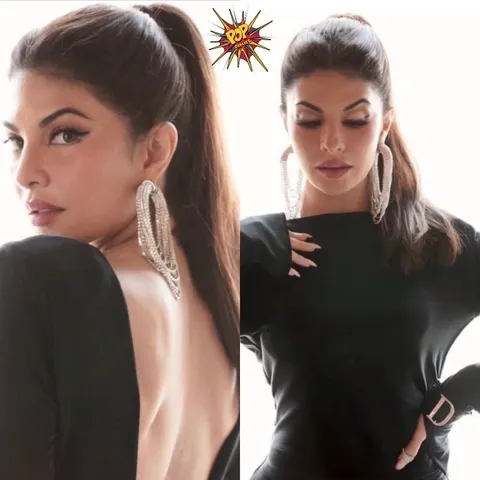 Watch out for the extra sensual avatar of Jacqueline Fernandez in black