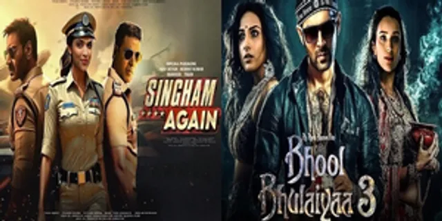 ‘Singham Again’ beats ‘Bhool Bhulaiyaa 3’ in advance bookings