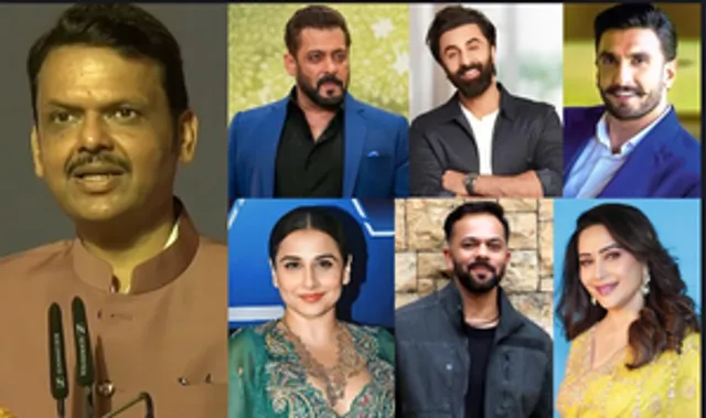 Bollywood makes a beeline at the swearing-in ceremony of Maharashtra CM Devendra Fadnavis