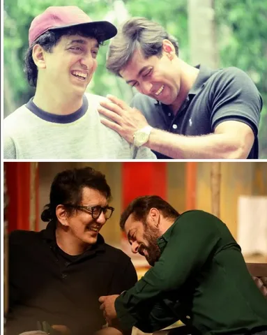 This ‘Then and Now’ picture of Salman Khan, Sajid Nadiadwala shows the depth of their friendship