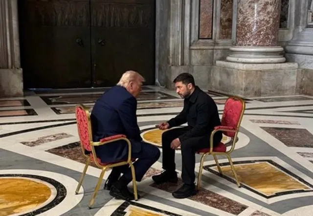 Meeting has potential to become historic, says Zelensky after holding talks with Trump in Rome