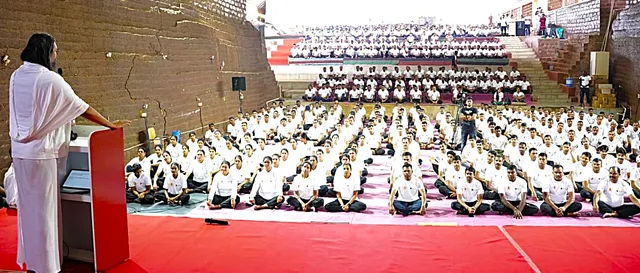 Sri Sri University organises 'Yogotsav' to mark countdown to International Day of Yoga 2025