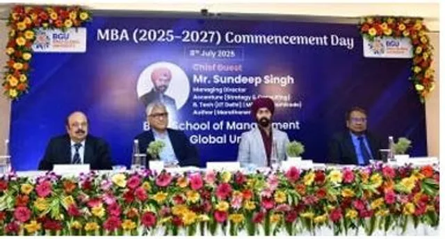 Welcome ceremony for new MBA batch held at BGU campus