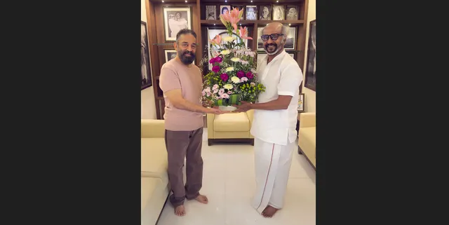 Rajinikanth congratulates Kamal Haasan on becoming a member of Rajya Sabha