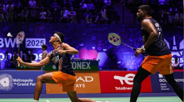 Satwik-Chirag settle for bronze at BWF World Championships
