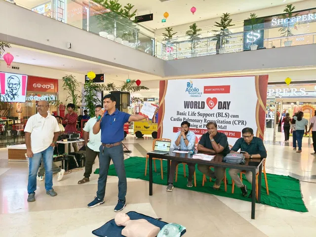 Apollo Hospitals Rourkela Marks World Heart Day with BLS and CPR Training