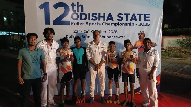 Vedic International School shines at 12th Odisha State Roller Sports Championship 2025