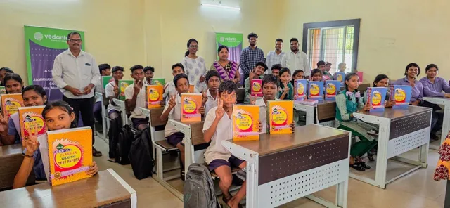 Vedanta Aluminium empowers 600 students with academic resources under Project Vidya