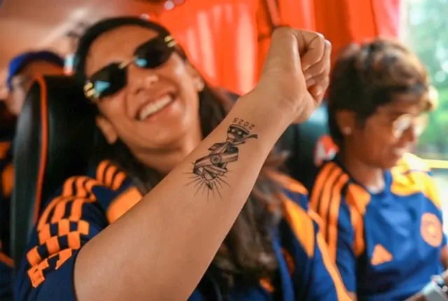 Smriti Mandhana joins Harmanpreet Kaur, gets World Cup trophy tattooed on forearm