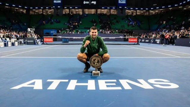 Djokovic withdraws from ATP Finals after clinching 101st career title in Athens