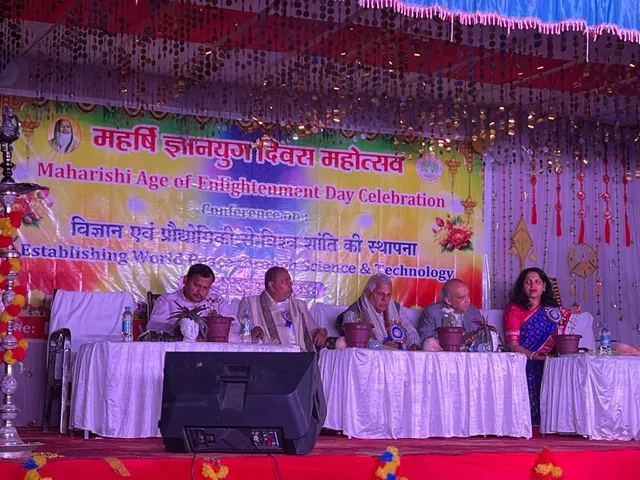 A day of enlightenment: Four felicitated at Maharishi Day