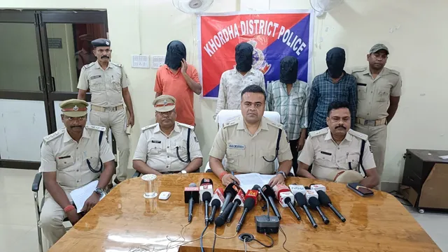 Odisha Police crack Khordha murder case; Four accused arrested