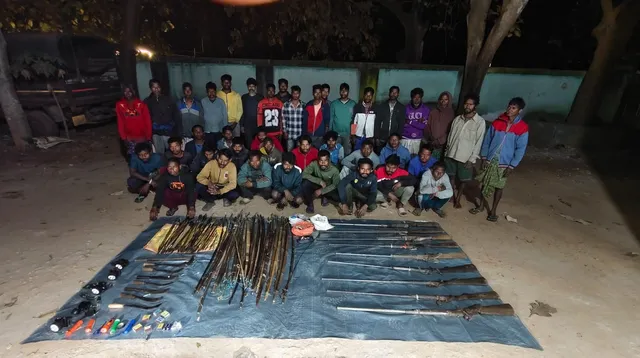 39 poachers surrender with weapons in Odisha's Similipal, thanks to AI cameras
