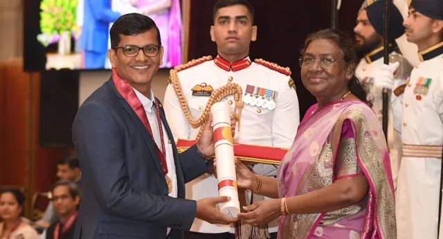 Odia scientist Digendranath Swain receives Shanti Swarup Bhatnagar Award from President