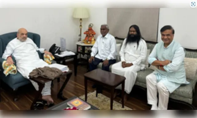 Champai Soren meets Amit Shah, to join BJP on Aug 30, says Assam CM Sarma