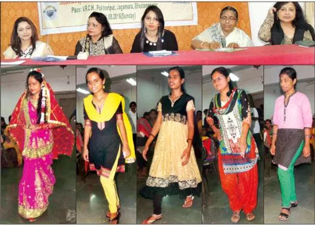 Blind young girls in Miss India contest