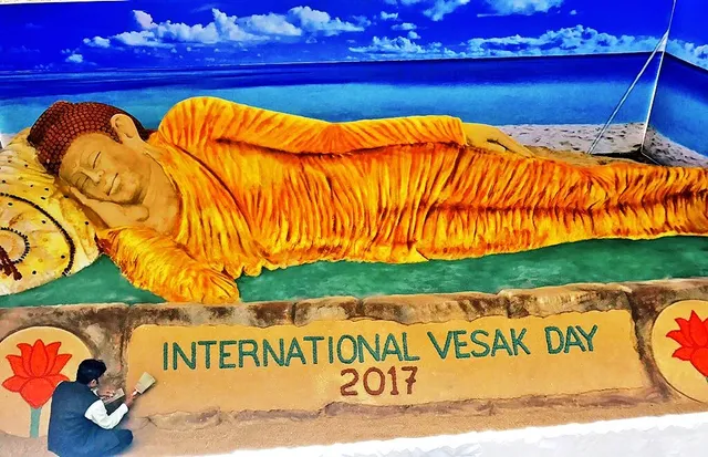 Odisha's Sudarsan Pattnaik carves longest sand sculpture of Lord Buddha