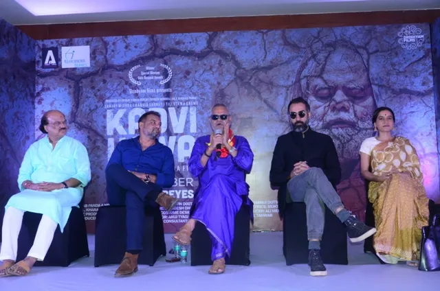 'Kadvi Hawa' crew in Odisha capital to promote movie
