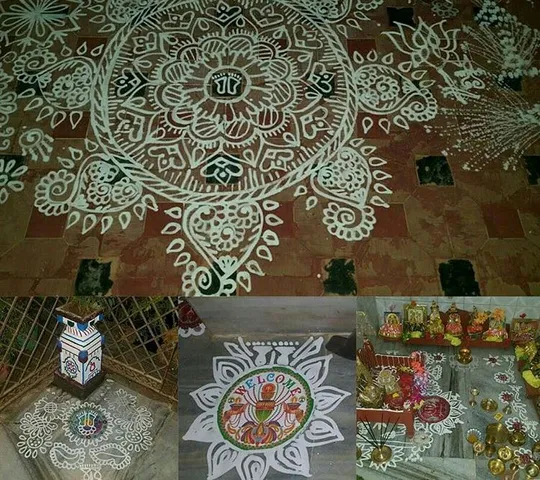 Odia households welcome goddess of prosperity with 'chita' & 'pitha'