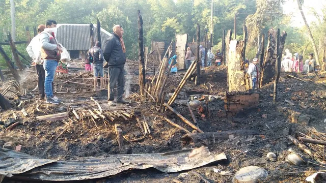 In Pics: Over 50 houses gutted in fire in Odisha's Bhadrak