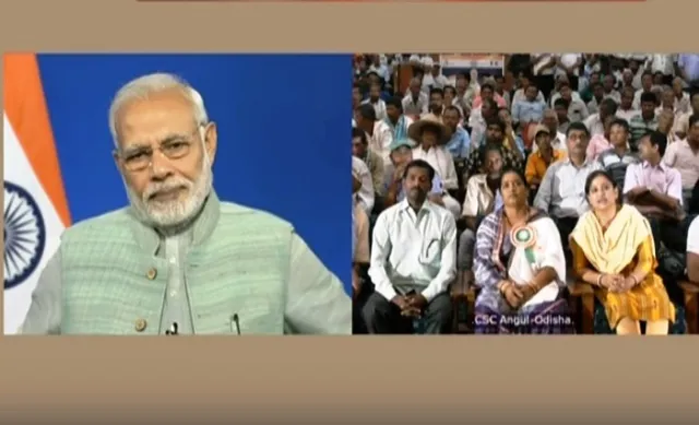 Watch: Modi interacts with Odisha farmers, hails them for modern agriculture