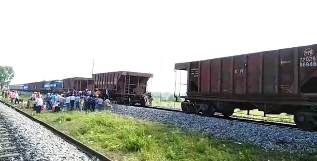 Goods train derails near Berhampur in Odisha, no casualty