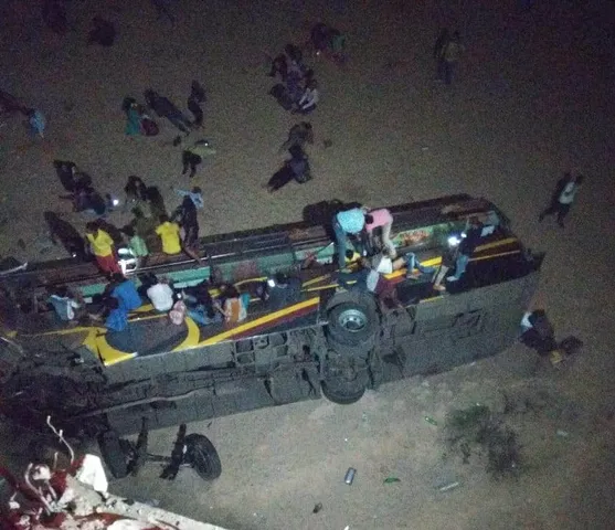 Odisha: 12 dead, several injured as bus falls off Mahanadi bridge