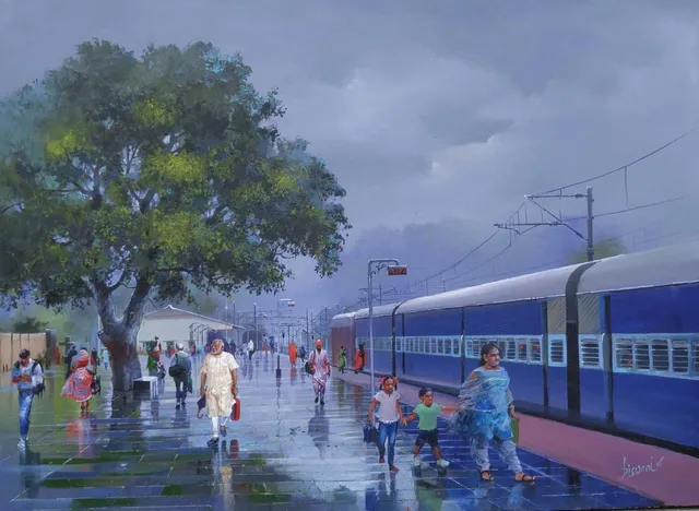 Odisha-born artist’s PM Modi painting fetches Rs 5 lakh at auction