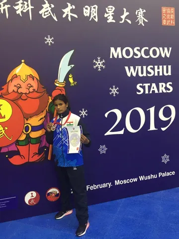 Tribal girl from Odisha wins Gold in Moscow Wushu C'ship