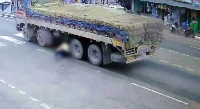 Caught on camera: Odisha youth commits suicide under truck wheels