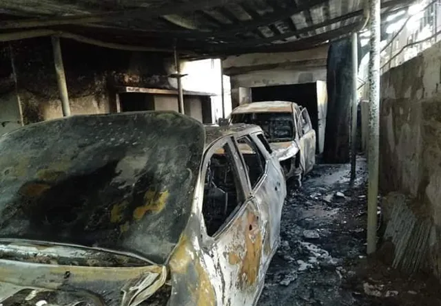 Vehicles at MLA’s quarters torched in Odisha capital