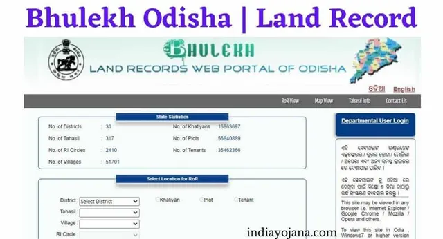 Things You Can Check Using Bhulekh Odisha
