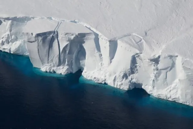 One-third of Antarctic ice shelf area at risk of collapse: Study