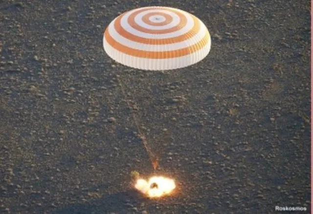 Russian film crew wraps first movie in space, returns to Earth