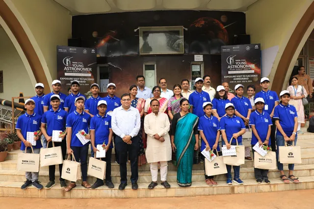 Tata Steel Young Astronomer Talent Search winners embark on ISRO tour