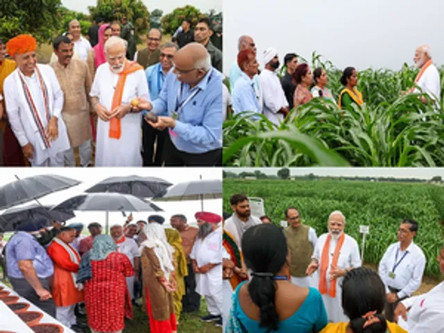 PM Modi releases 109 climate resilient varieties of crops