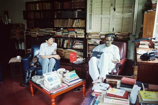 With Satyajit Ray
