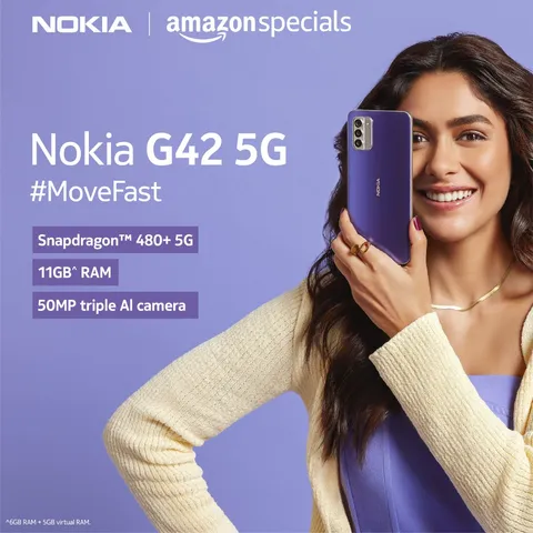 Nokia unveils new 5G smartphone 'G42' with 11GB RAM in India